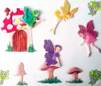 Вырубка-штамп-пластиковая-Феи-и-грибочки-1